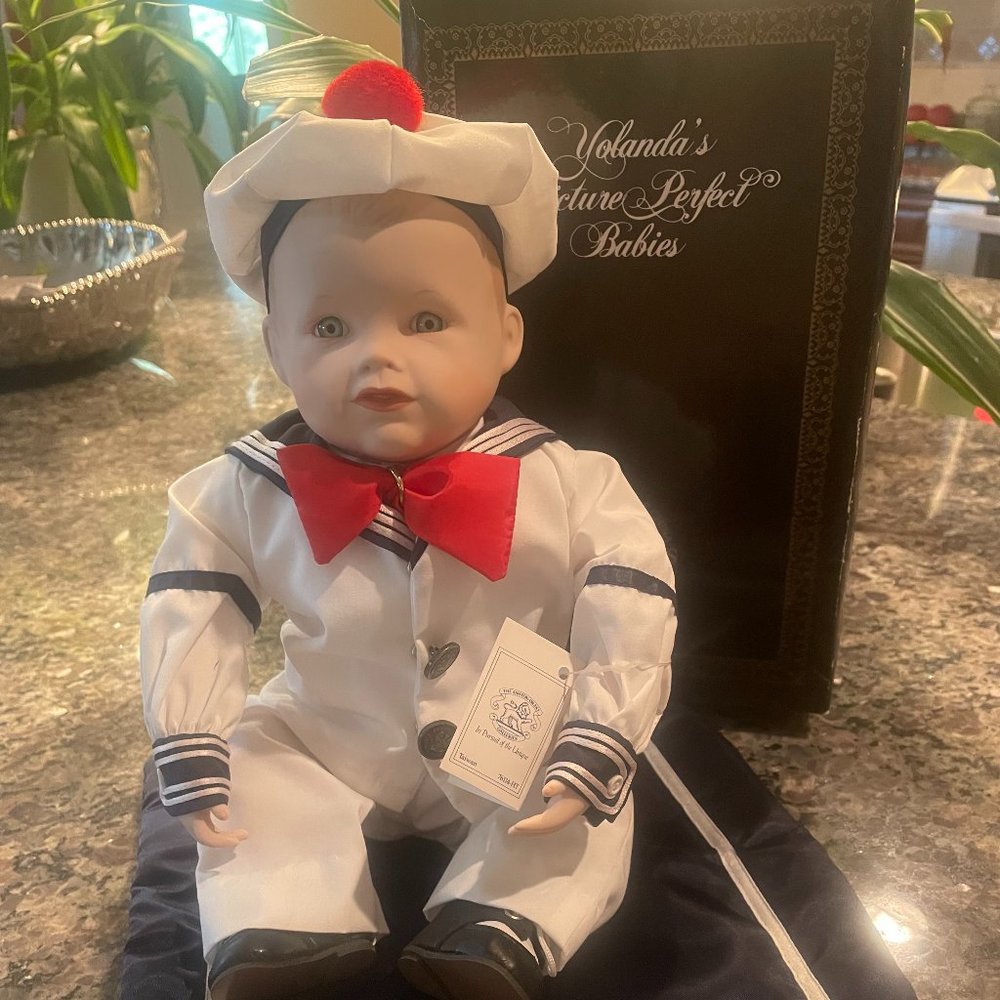 Vintage Porcelain Doll - Matthew - Yolanda's Picture Perfect Babies